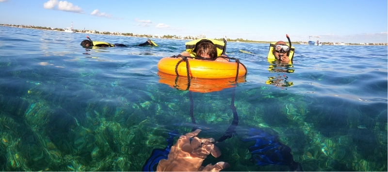 family snorkeling tour